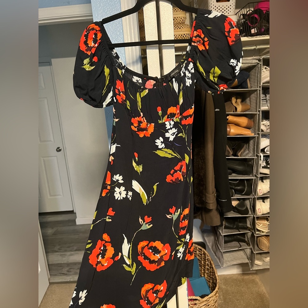 Olivaceous mini dress